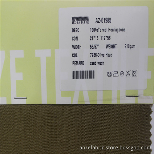 2020 hotsale 100% tencel fiskbensmaterial